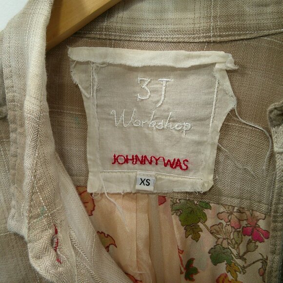 Johnny Was Western Button Feminine Long Sleeve Blouse Size XS - Picture 5 of 9